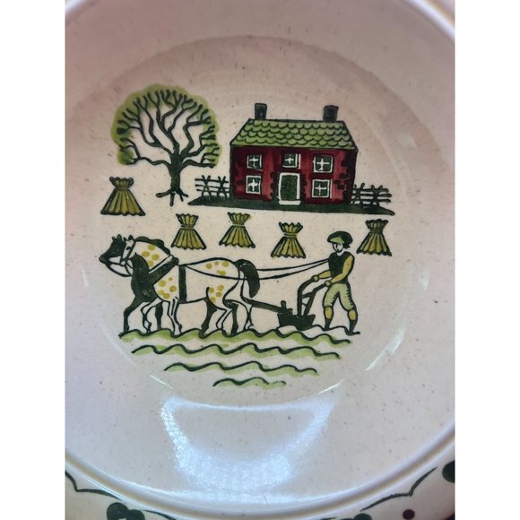 Metlox Poppytrail Provincial Vernon Homestead Serving Bowl 9" Vintage Ceramic US - Picture 2 of 6
